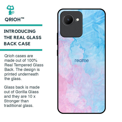 Mixed Watercolor Glass Case for Realme C30