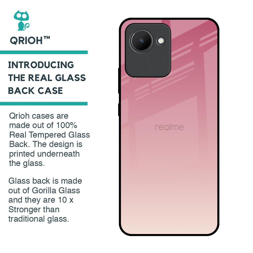 Blooming Pink Glass Case for Realme C30