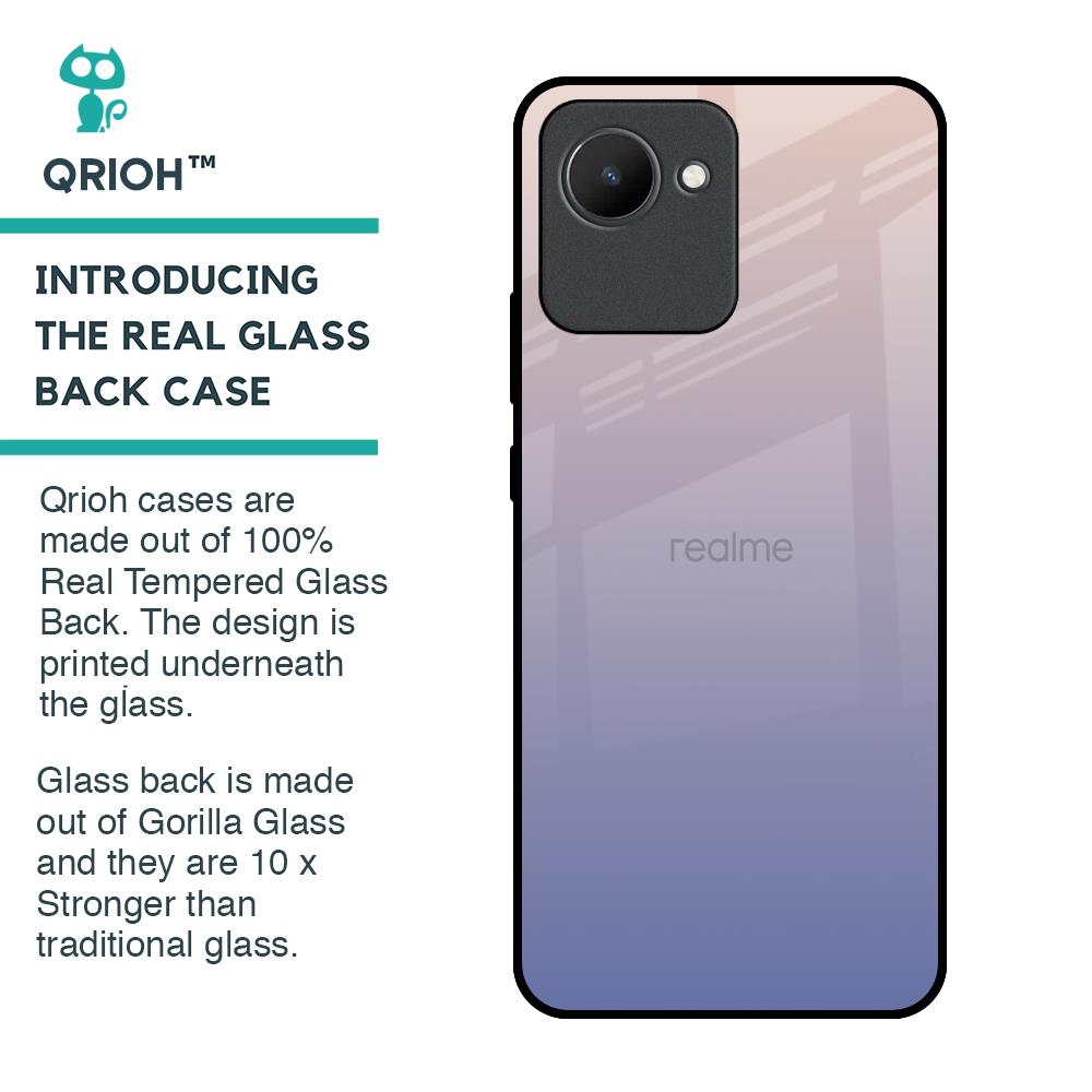 Rose Hue Glass Case for Realme C30