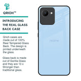 Pastel Sky Blue Glass Case for Realme C30