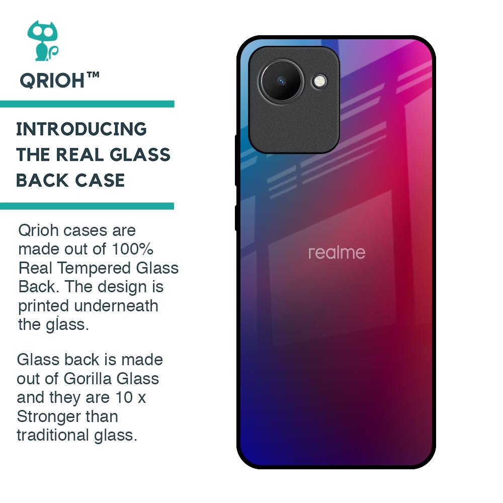 Magical Color Shade Glass Case for Realme C30