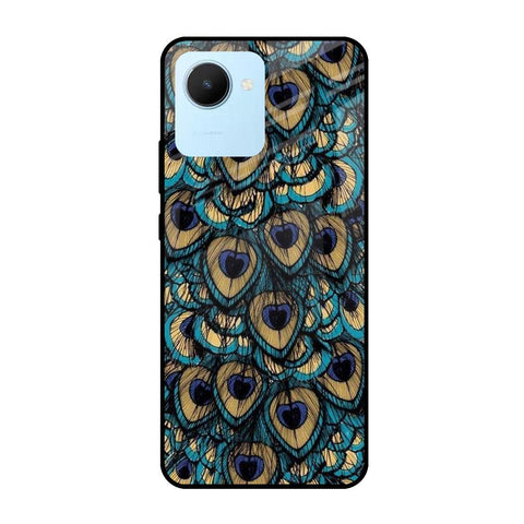 Peacock Feathers Realme C30 Glass Cases & Covers Online