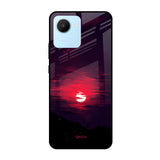 Morning Red Sky Realme C30 Glass Cases & Covers Online