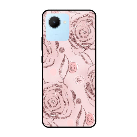 Shimmer Roses Realme C30 Glass Cases & Covers Online