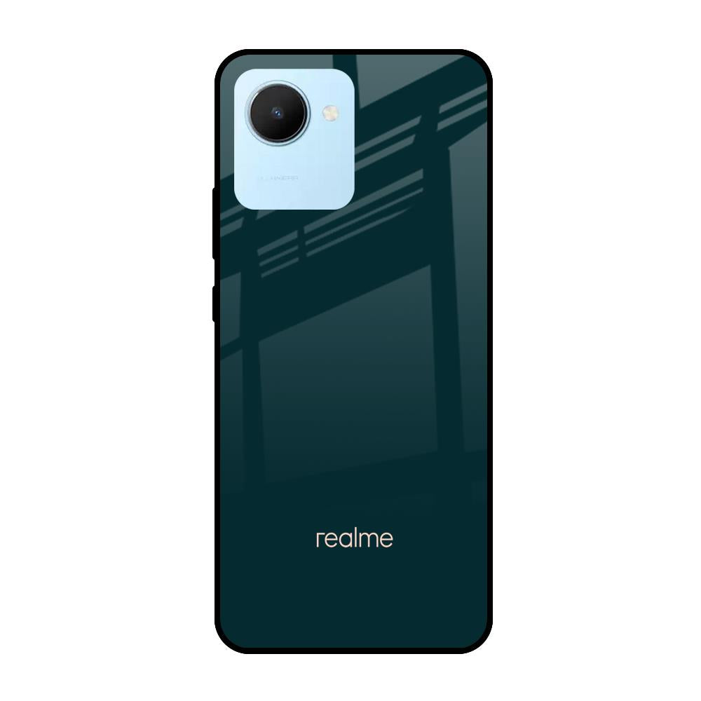 Hunter Green Realme C30 Glass Cases & Covers Online