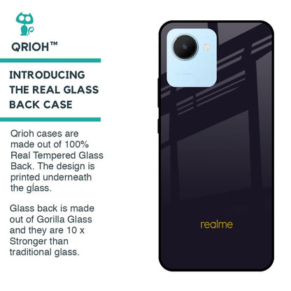 Deadlock Black Glass Case For Realme C30
