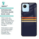 Tricolor Stripes Glass Case For Realme C30