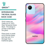 Colorful Waves Glass case for Realme C30