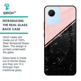 Marble Texture Pink Glass Case For Realme C30