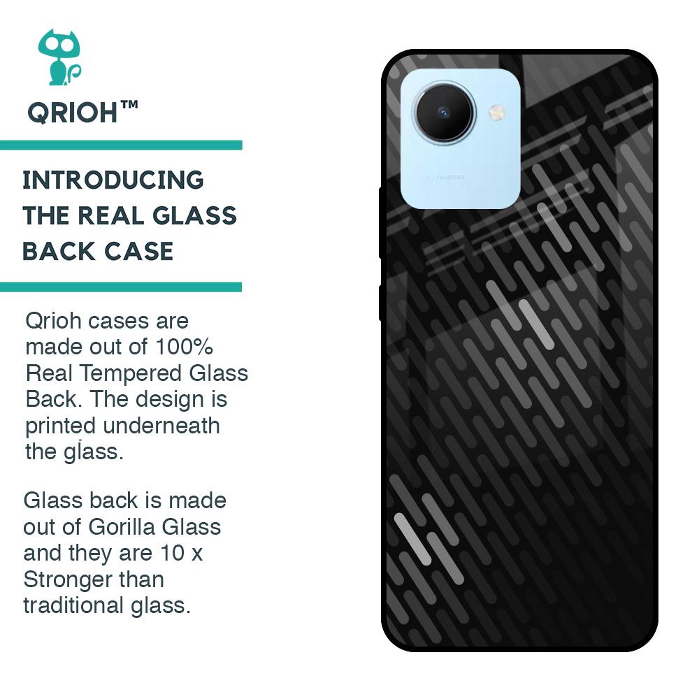 Dark Abstract Pattern Glass Case For Realme C30