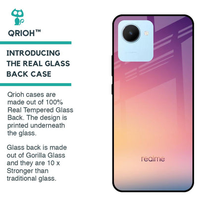 Lavender Purple Glass case for Realme C30