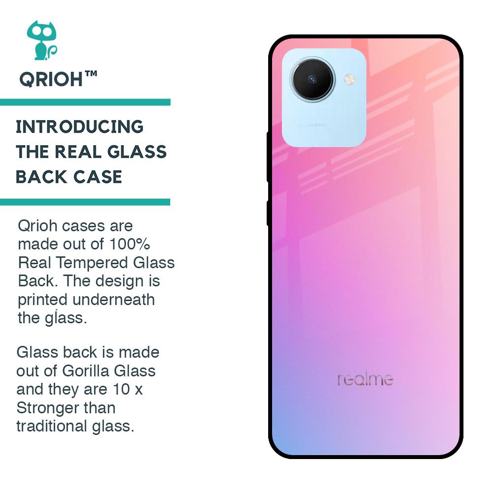 Dusky Iris Glass case for Realme C30