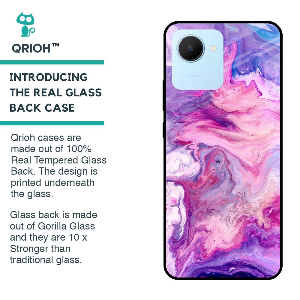 Cosmic Galaxy Glass Case for Realme C30