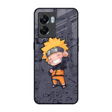 Orange Chubby Oppo K10 5G Glass Back Cover Online