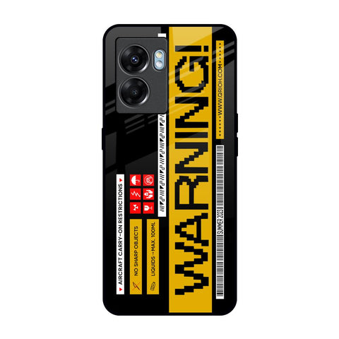 Aircraft Warning Oppo K10 5G Glass Back Cover Online