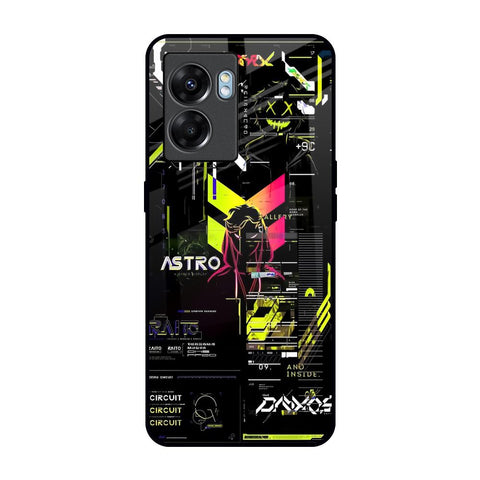 Astro Glitch Oppo K10 5G Glass Back Cover Online