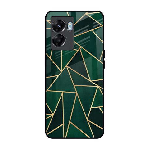 Abstract Green Oppo K10 5G Glass Back Cover Online