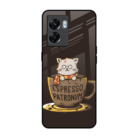 Tea With Kitty Oppo K10 5G Glass Back Cover Online