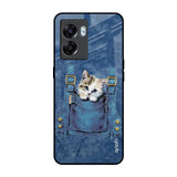 Kitty In Pocket Oppo K10 5G Glass Back Cover Online