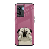 Funny Pug Face Oppo K10 5G Glass Back Cover Online