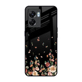 Floating Floral Print Oppo K10 5G Glass Back Cover Online