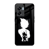 Monochrome Goku Oppo K10 5G Glass Back Cover Online