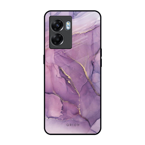 Purple Gold Marble Oppo K10 5G Glass Back Cover Online