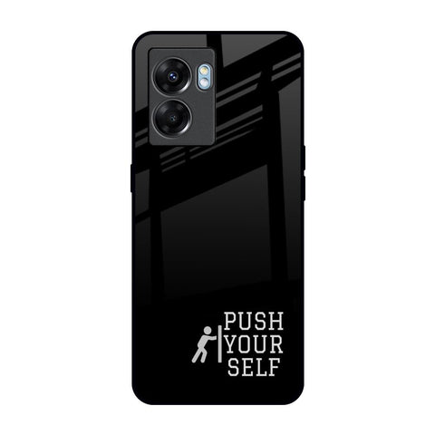 Push Your Self Oppo K10 5G Glass Back Cover Online