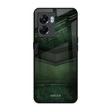 Green Leather Oppo K10 5G Glass Back Cover Online