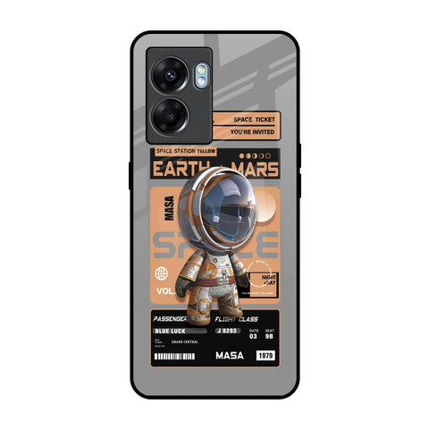 Space Ticket Oppo K10 5G Glass Back Cover Online