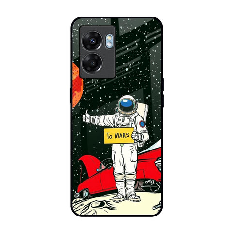 Astronaut on Mars Oppo K10 5G Glass Back Cover Online