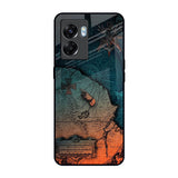 Geographical Map Oppo K10 5G Glass Back Cover Online