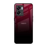 Wine Red Oppo K10 5G Glass Back Cover Online