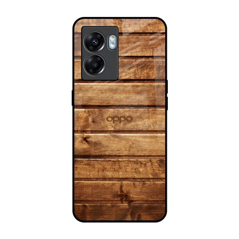 Wooden Planks Oppo K10 5G Glass Back Cover Online