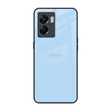 Pastel Sky Blue Oppo K10 5G Glass Back Cover Online