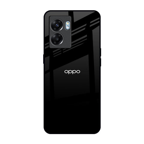 Jet Black Oppo K10 5G Glass Back Cover Online
