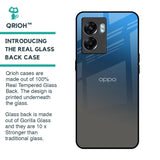 Blue Grey Ombre Glass Case for Oppo K10 5G