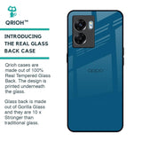Cobalt Blue Glass Case for Oppo K10 5G