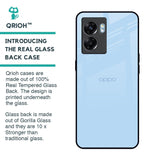 Pastel Sky Blue Glass Case for Oppo K10 5G