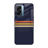 Tricolor Stripes Oppo K10 5G Glass Cases & Covers Online