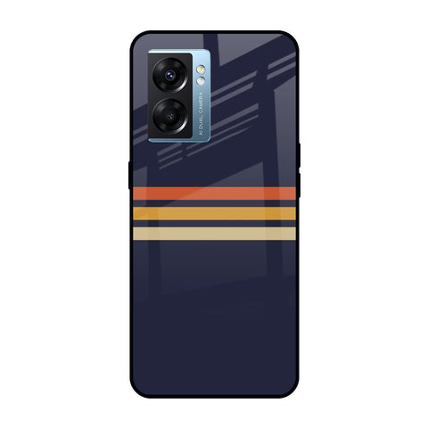 Tricolor Stripes Oppo K10 5G Glass Cases & Covers Online