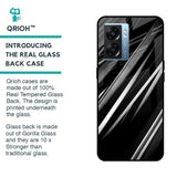 Black & Grey Gradient Glass Case For Oppo K10 5G