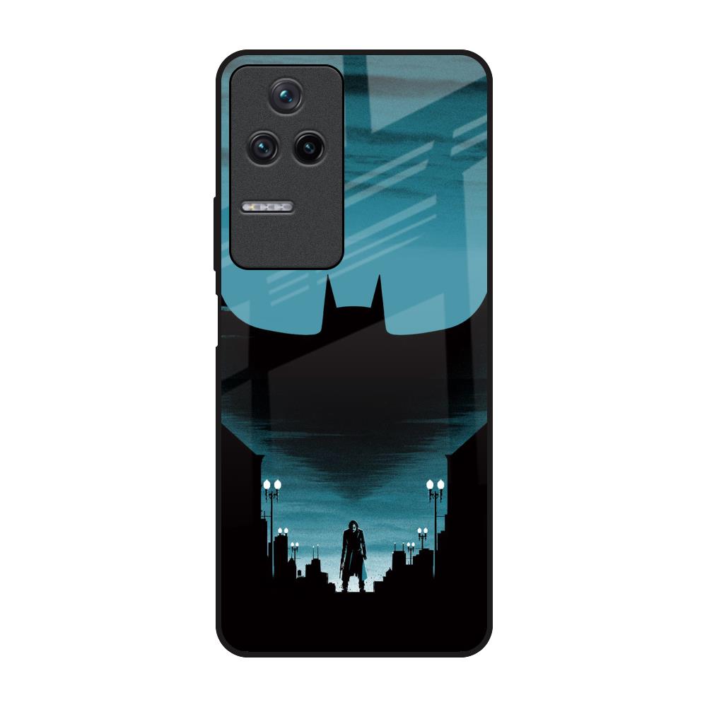 Cyan Bat Poco F4 5G Glass Back Cover Online