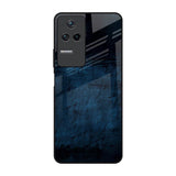 Dark Blue Grunge Poco F4 5G Glass Back Cover Online