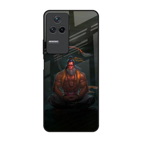 Lord Hanuman Animated Poco F4 5G Glass Back Cover Online