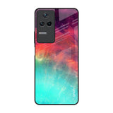 Colorful Aura Poco F4 5G Glass Back Cover Online