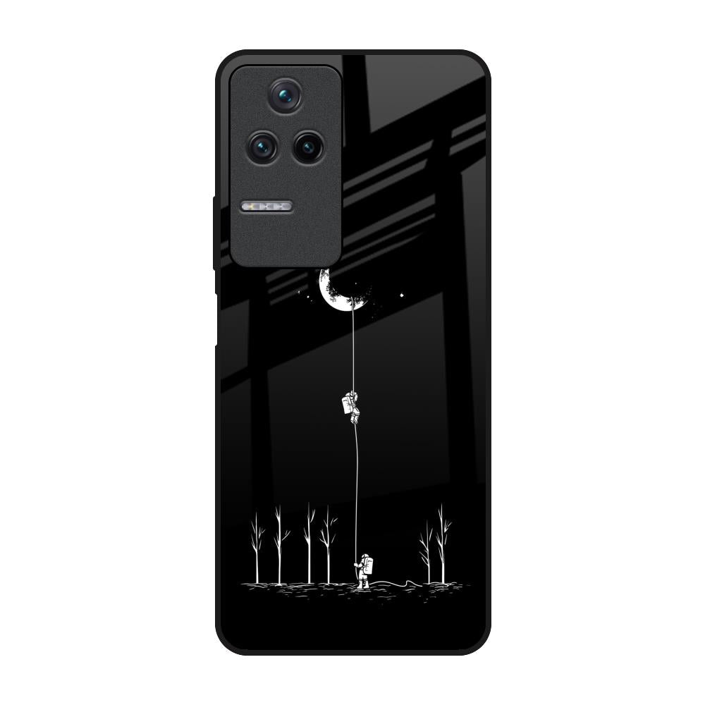Catch the Moon Poco F4 5G Glass Back Cover Online