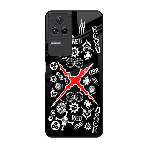 Red Zone Poco F4 5G Glass Back Cover Online