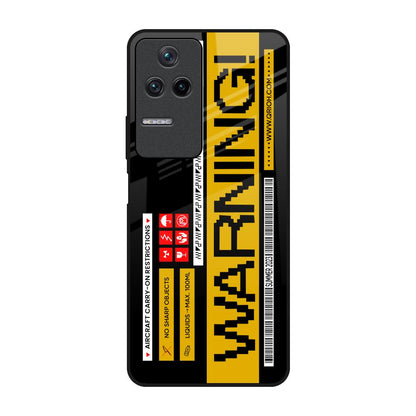 Aircraft Warning Poco F4 5G Glass Back Cover Online