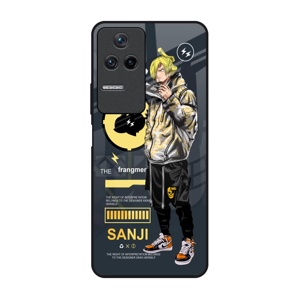 Cool Sanji Poco F4 5G Glass Back Cover Online